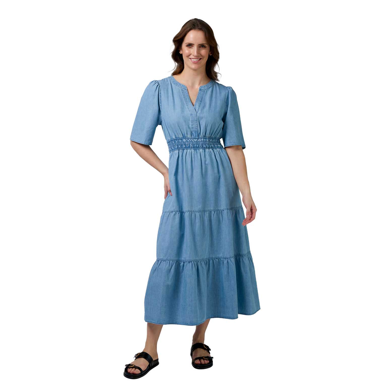 Stella + Gemma Vittoria Dress Light Wash